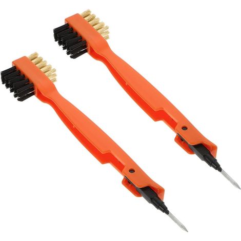 Brosse de Nettoyage Cuisine 2 Pièces en Fil de Cuivre Robuste Brosse pour Table de Cuisson et Évier pour Éliminer Graisse et Saleté Tenace Usage Domestique (1/5)