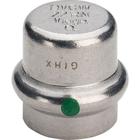 Viega Sanpress Inox casquette 452902 42mm, acier inoxydable, SC-Contur