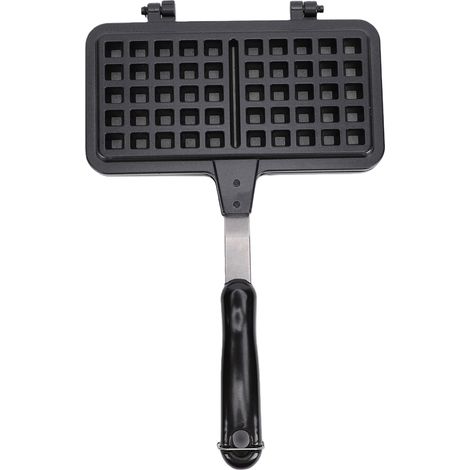 Gaufrier Double face antiadhésif avec longue poignée pour la cuisine (1/5)