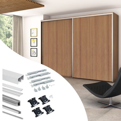 Emuca Gleitsystem Silber für Möbel (1/5)