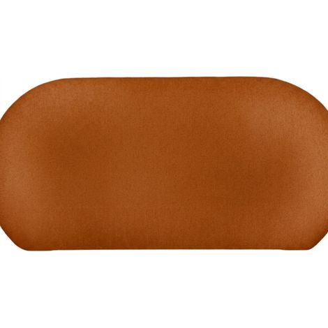 BOBOCHIC - Tête de lit SELIN tissu bouclette 210 Orange (1/2)