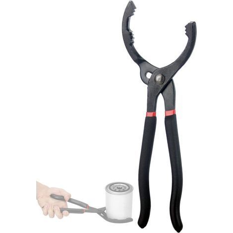 Pinza per filtro olio, chiave per filtro olio regolabile con manico, pinza antiscivolo per filtri olio da ø 30 mm a ø 155 mm (1/5)
