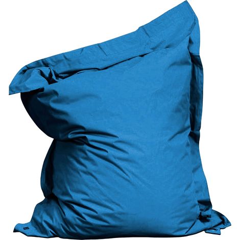 Housse vide de coussin de sol XL bleu pacific