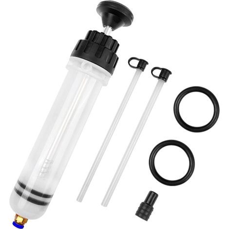 Seringue d'aspiration d'huile 200ml seringue de Liquide de Frein,extracteur de Liquide d'huile, extracteur de Liquide et Pompe de Remplissage,Liquide de Refroidissement (1/4)