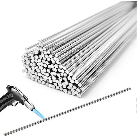 30 baguettes de soudure en aluminium – compatibles avec les alliages d'aluminium, les alliages Al-Mg et autres métaux blancs. Idéales pour les soudeurs et les bricoleurs. WHBYV (1/4)
