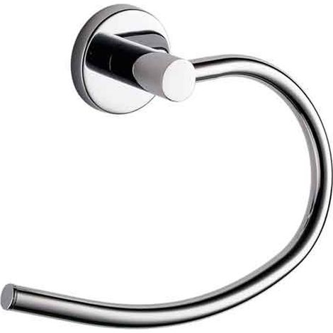 PORTASALVIETTE AD ANELLO 'FELCE' Cromato