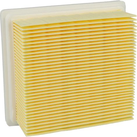 vhbw Faltenfilter Ersatz für Flex FE VC 6 M, 487.26 für Nass- & Trockensauger - Patronenfilter, Gelb Weiß, 3000 cm²