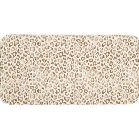 TAPPETINO DA BAGNO Leopardo - Classico - Beige 120x60 cm