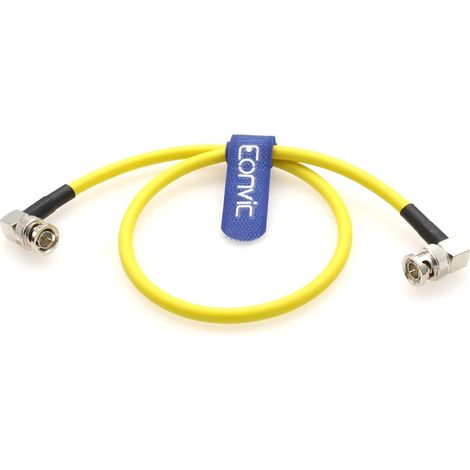 Câble coaxial BNC vers BNC 12G HD SDI à angle droit mâle vers mâle 4K caméra vidéo moniteur caméra câble de surveillance (1/5)