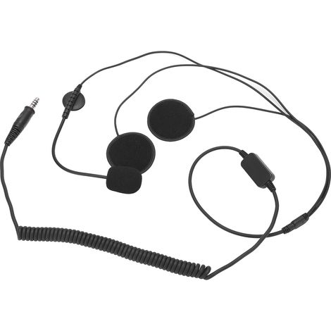 Casque micro dynamique réducteur de bruit portable avec câble de rallonge de 2 mètres pour casque intégral (1/5)