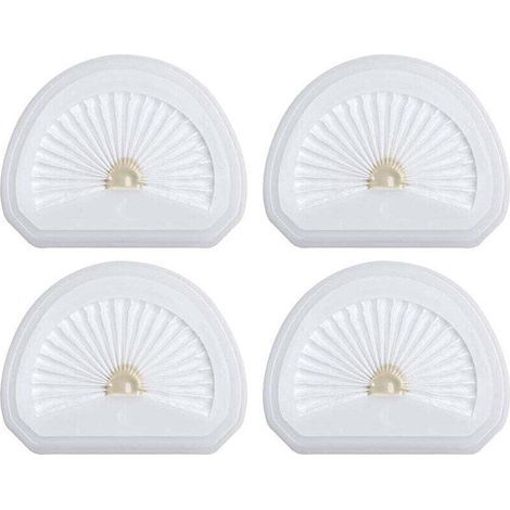 4er-Packung Handstaubsaugerfilter, kompatibel mit Black & Decker VLPF10 und Dustbuster HLVA315J HLVA320J00 N575266 Ersatzfilter, Ersatzteil N600601 (1/5)
