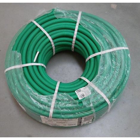 Gaine ICTA préfilée verte Ø 20mm (bobine de 100m) câble Grade 3 TV+SAT 4 paires catégories 6F et 6FTP Chronofil LEGRAND (1/2)