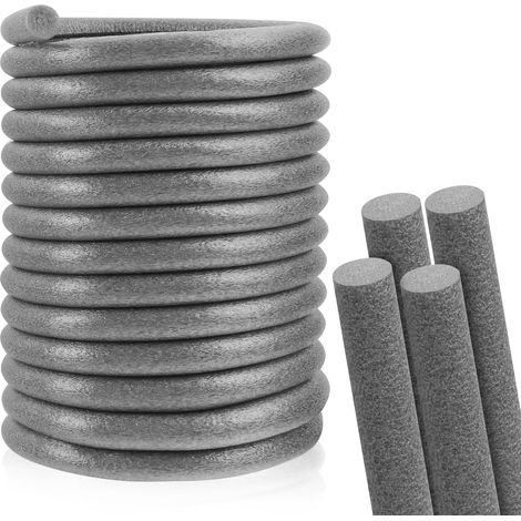 Fond de joint en mousse rond cordon etanchéité profilé de joints bande d'étanchéité pour mur fenêtre porte (Gris, 20mm×5m) (1/5)