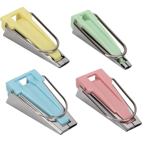4 pièces de créateurs de biais 6mm 12mm 18mm 25mm en acier inoxydable pour couture et patchwork (1/5)
