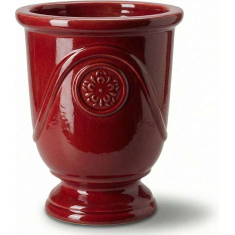 Maceta MOLIERE 24x30cm rojo imperial (1/3)