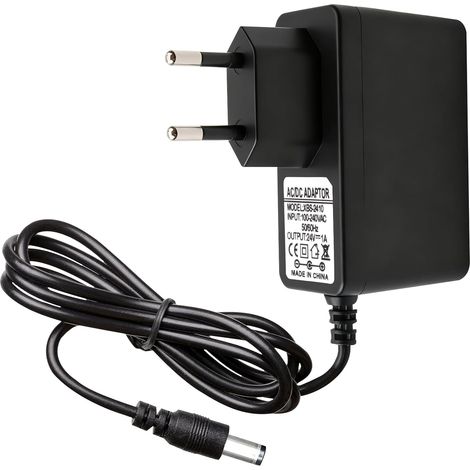 Adaptateur Secteur 24V 1A 24W avec câble 1 m 24V DC Prise 5,5 x 2,1mm Alimentation universelle AC 100-240V vers DC 24V pour bande LED, humidificateur, diffuseur, barre de son, routeur, caméra (1/5)