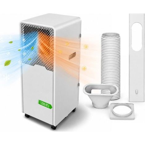 Climatiseur mobile - GÉNÉRIQUE - 12000 Btu - Chaud/froid (pompe à chaleur) - Monobloc - Classe A (1/5)