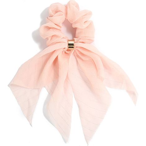 Élastique À Cheveux - Nœud Papillon - Mousseline - Pour Queue De Cheval Et Chignon - Rose Et Bleu - Lot De 8 (1/5)