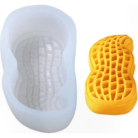 Moules en silicone pour la décoration de desserts, outils de pâtisserie, adaptés à la confection de chocolat, fondant, mousse et gâteaux (beurre de cacahuète). (1/5)
