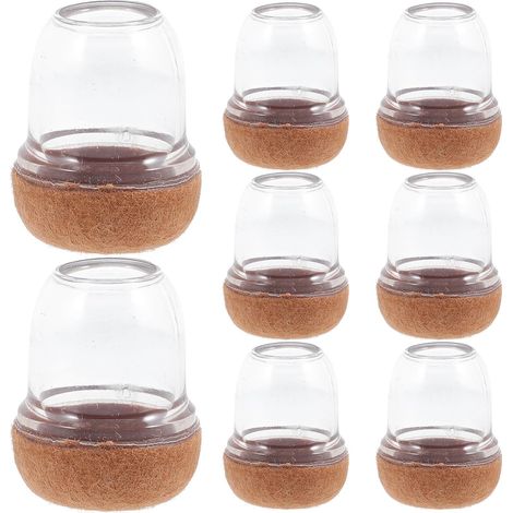Lot de 8 protège-pieds chaise, antidérapants et silencieux, en TPE, idéaux pour les parquets (1/5)