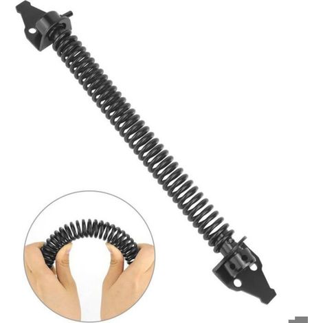 Ferme-Porte - 36 Cm - Ressort Réglable - Acier Carbone - Pour Portails De Jardin Et Clôtures - 1 Pièce (1/4)
