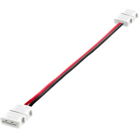 Cavo Doppio Connettore Rapido Striscia LED 12/24V Monocolore 10mm