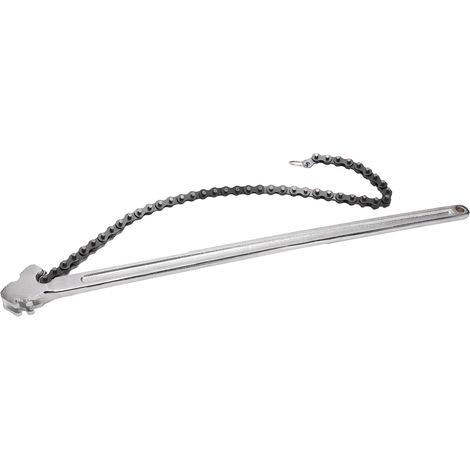 Clé à chaîne 24 pouces, acier chrome vanadium, poignée longue articulée, diamètre réglable, outil professionnel de plomberie et mécanique. (1/5)