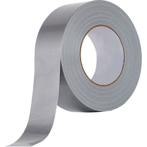 Ruban adhésif en tissu argenté, résistant, étanche, sans résidus, adhésif simple face pour système de canalisation, (1/4)