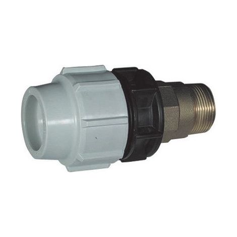 RACCORDO MASCHIO DI TRANSAZIONE IN OTTONE 1"1/2 x 50