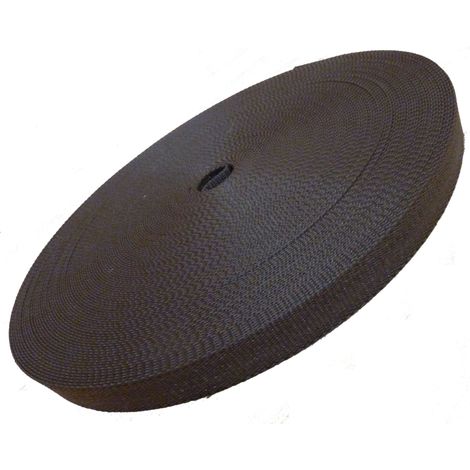 Sangle de volet roulant - Largeur : 18 mm - Rouleau de 50 m - Marron (1/2)