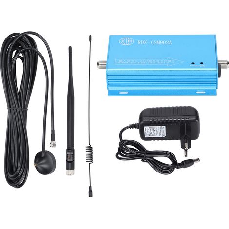GSM902 Amplificateur de Signal Téléphonique Faible Bruit Large Couverture Répéteur Mobile avec Antenne Prise EU 100‑240V (1/5)