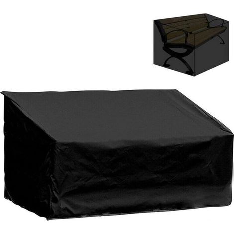 Housse Banc de Jardin 3 Places, Couverture Imperméable Meubles Jardin, Housses Protection pour Banc Jardin, Anti-UV Tissu Oxford Couverture Antipoussière, Housse Salon Jardin (1/5)