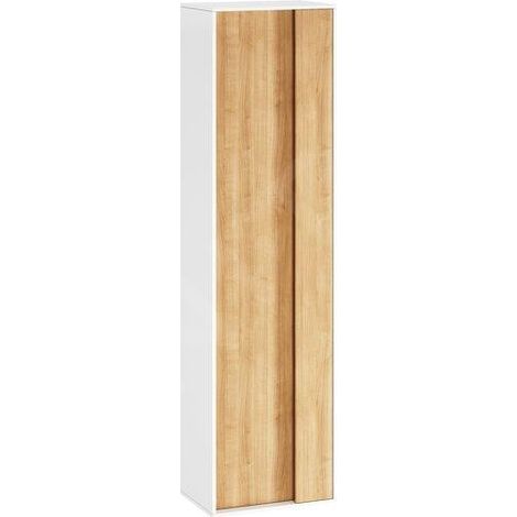 Ravak Step - Armoire haute SB, 430x290x1600 mm, blanc/chêne X000001419 (1/4)