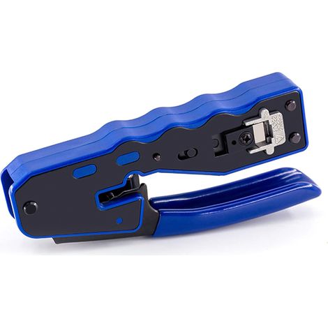 Pince à sertir universelle en acier pour connecteurs RJ45, compatible câbles CAT5, CAT6 et CAT8. (1/5)