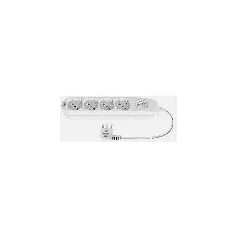 Multipresa Spina 16A 4 Pr. Univ. 1.5M Con Interruttore (Ecova Cod. 30221N)