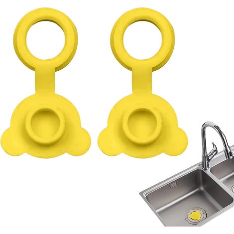 Bonde de vidange - silicone - pour salle de bain et cuisine (1/5)