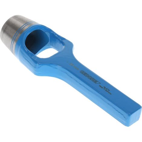 GEDORE Fustella a Cavallotto per Materiali Morbidi, Diametro 39 mm, Gomma, Pelle, Guarnizioni Tessuto, Tonda, Lunga 205 mm, Punzone, 570039 (1/4)