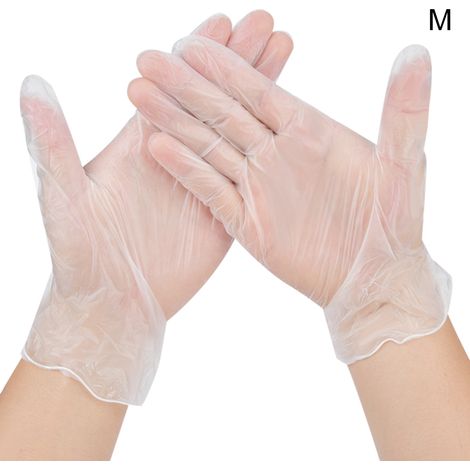Gants PVC jetables 100 pièces/boîte, protection professionnelle pour travail extérieur et intérieur (1/5)