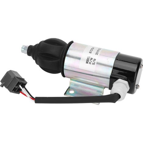 Électrovanne d'arrêt 24V pour moteur Perkins 2006, 3008, 3012 - Pièce accessoire 873754 (1/5)