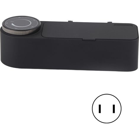 Nettoyeur ultrasonique noir 50kHz 650ml pour bijoux montres lunettes, machine à laver mini (1/5)