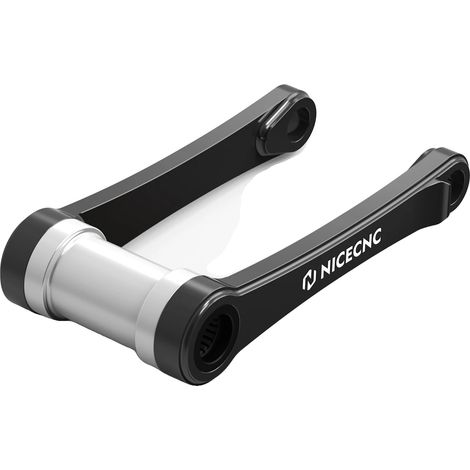 Varillaje rebajado, mecanizado CNC, altura ajustable, negro (1/2)