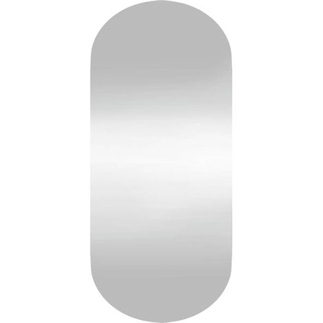 vidaXL Specchio da Parete 30x70 cm Vetro Ovale