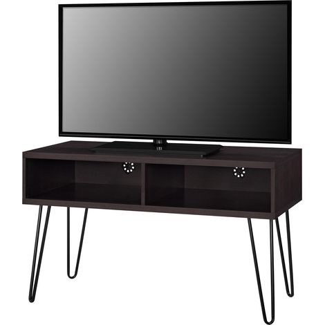 OwenMeuble TV en panneau de particules stratifié marron (1/5)