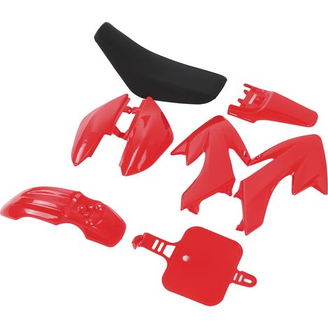 Garde-boue en plastique et selle de moto, accessoire compatible avec Honda CRF50 4 temps Pit Bike (1/5)