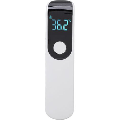 Pistolet thermomètre infrarouge sans contact portable, thermomètre frontal numérique pour hôtels et maison. Design blanc, facile à utiliser et fiable.-DOU