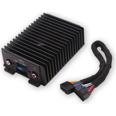 Amplificateur DSP 4 canaux pour voiture, 80 W x 4, processeur de son numérique classe A/B pour autoradio Android (1/5)
