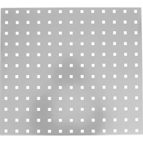 [NEUWERTIG] B-Ware Stier Lochplatte Werkzeugwand Werkzeughalter Werkstattwand Lichtgrau 500x450mm