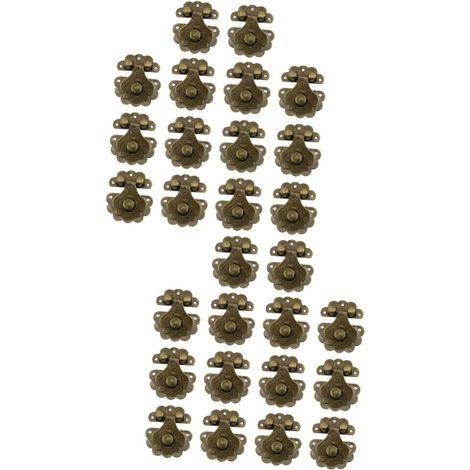 STOBAZA Série 2 Fermoirs de boîte à bijoux Boucle rétro Serrure (1/5)