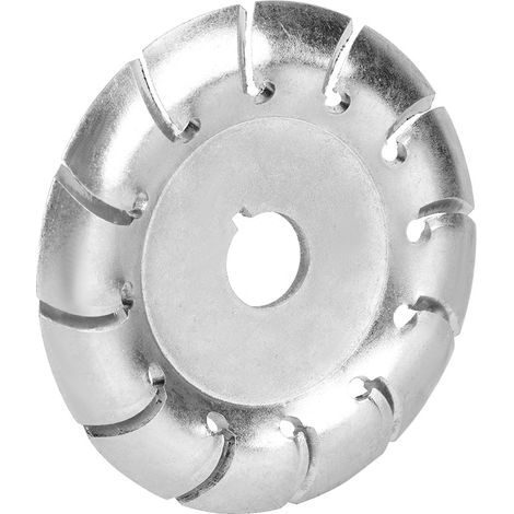 Disque à bois 12 dents cintrage acier manganèse argent 85x16mm pour meuleuse angulaire (1/5)