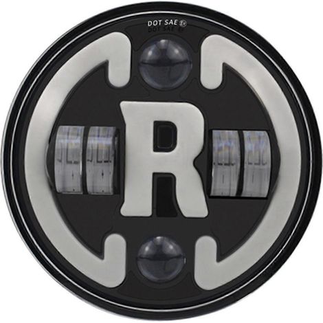 LED-Innenraumleuchte, Frontstoßstangenleuchte, superheller Scheinwerfer für Wrangler, 7 Zoll